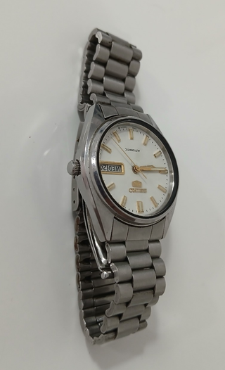 Orologio Seiko 5 Automatico Bianco Oro