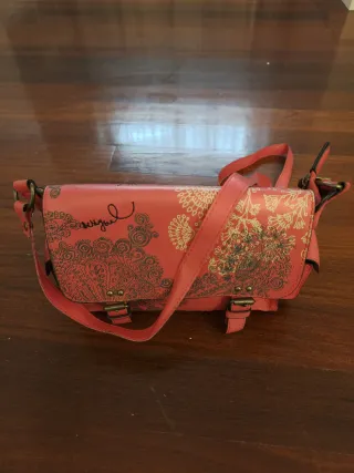 Bolso Desigual Multicolor y Rosa