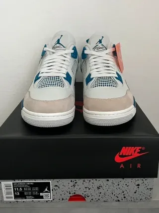 Nike Air Jordan 4 Military Blue Taglia 45.5