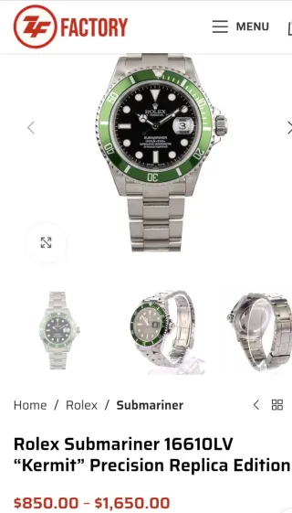 Rolex Submariner Kermit