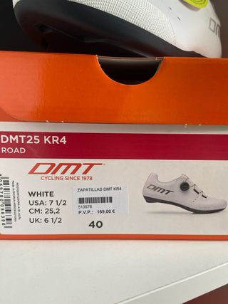 Zapatillas DMT KR4 Road Blancas Talla 40