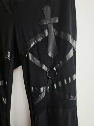 Leggings Goth/Alternativos Negros