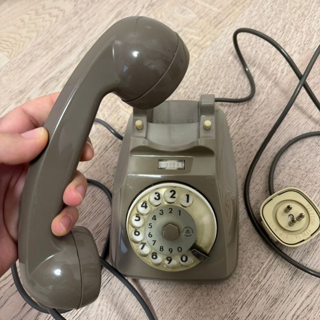 Telefono SIP a disco vintage anni 70