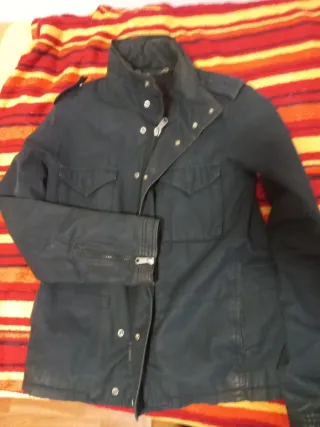 Cazadora Zara Man Talla M Negra