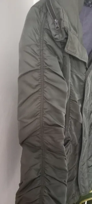 Anorak Zara Verde Talla L