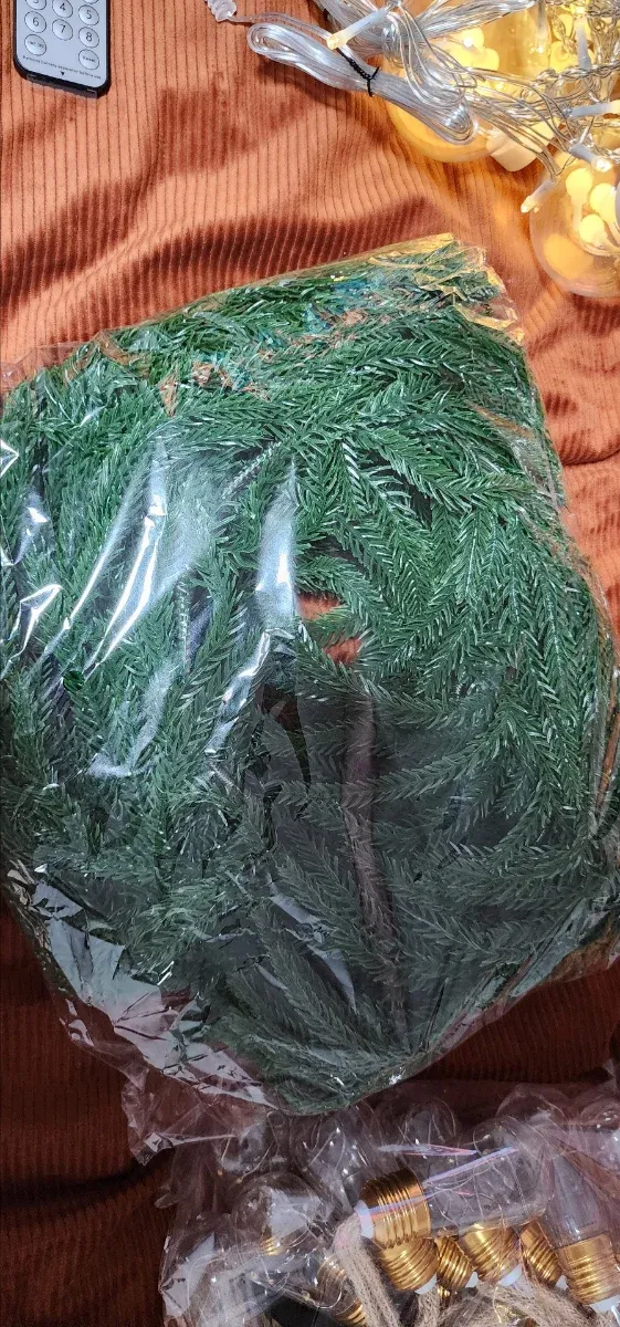 Caña verde de plástico