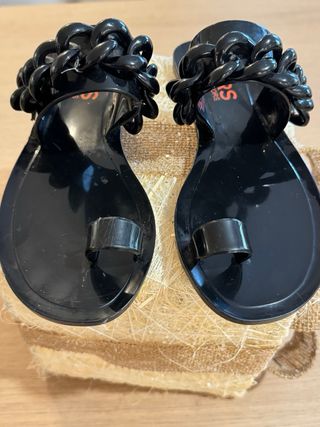 Chanclas Michael Kors Negras Talla 36