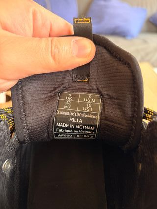 Botas Dr. Martens Talla 42 Negras