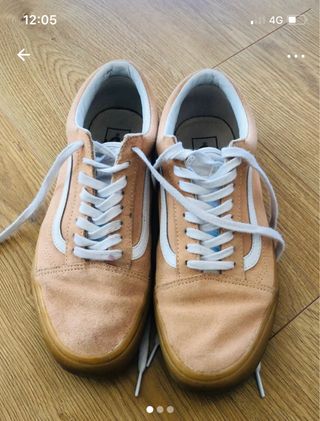 Zapatos Vans Unisex Naranja/Marrón