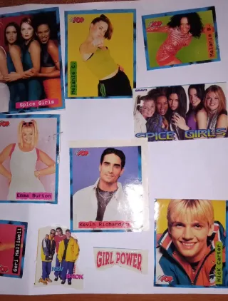 Pegatinas Pop 90s Spice Girls y Backstreet Boys