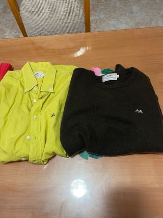 Lote 2 Camisas y 1 Jersey Tomas Burberry