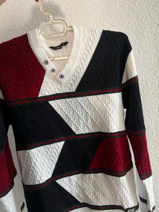 Jersey Club Talla L Negro Rojo Blanco