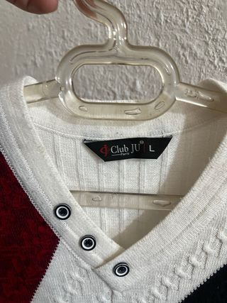 Jersey Club Talla L Negro Rojo Blanco