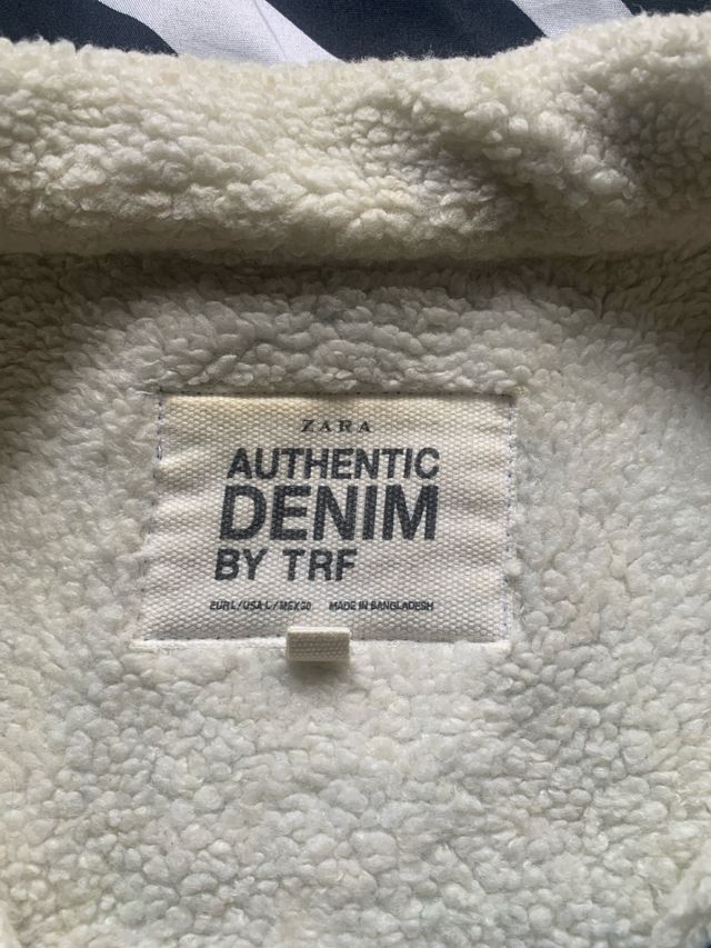 Cazadora vaquera Zara forrada Talla M