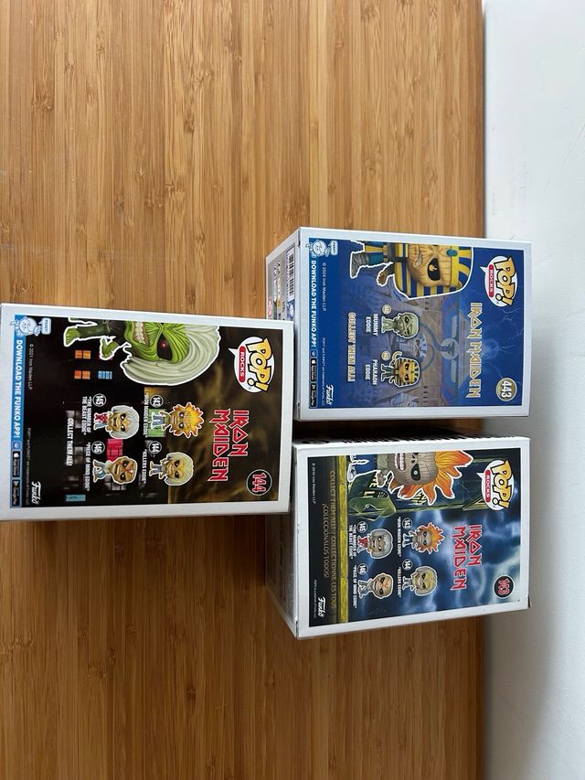 Funko Pop! Iron Maiden Eddie (3 Figuras)