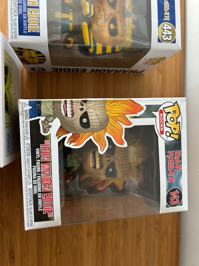 Funko Pop! Iron Maiden Eddie (3 Figuras)