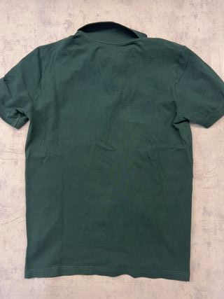 Polo Puma verde logo taglia S
