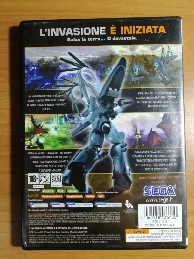 Universe at War: Earth Assault PC Windows