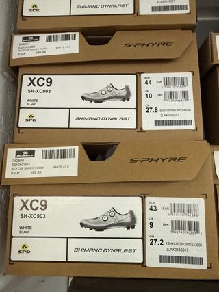 Zapatillas BTT Shimano XC903 Blancas
