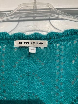 Jersey Amitié verde agua talla M