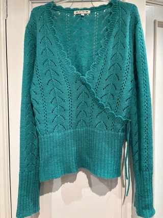 Jersey Amitié verde agua talla M