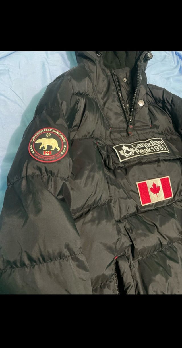 Chaqueta Canadian Peak Negra Talla M