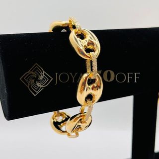 PULSERA CALABROTE CIRCONITAS ORO18K