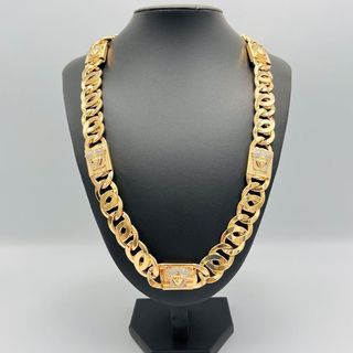 CADENA TIPO CARTIER MEDUSA CIRCONITAS