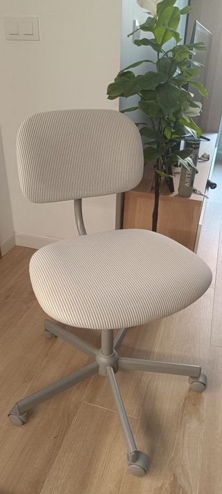 Silla de oficina Ikea BLECKBERGET gris/blanco