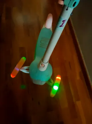 Patinete Oxxelo 3 ruedas luces