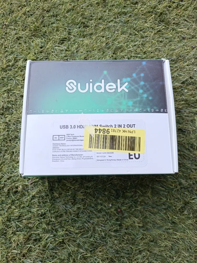 Conmutador KVM Dual HDMI Suidek