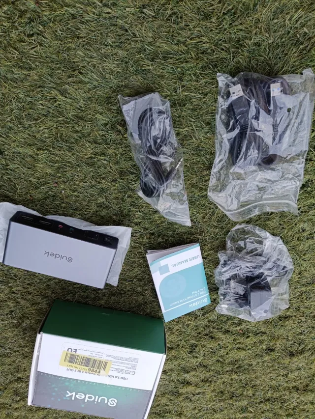 Conmutador KVM Dual HDMI Suidek