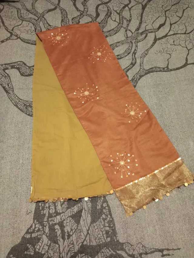 Tovaglia decorativa asiatica marrone