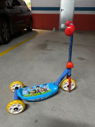 Patinete 3 Ruedas Patrulla Canina