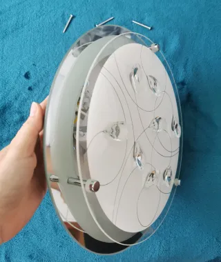 Lámpara nueva de techo de lágrimas de cristal