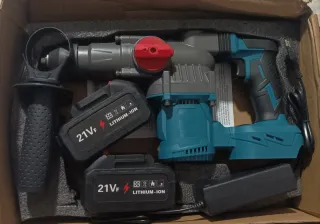 Taladro percutor nuevo  + 2 baterías litio