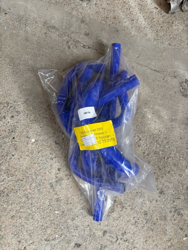 Kit Mangueras Silicona Mini Clásico Azul