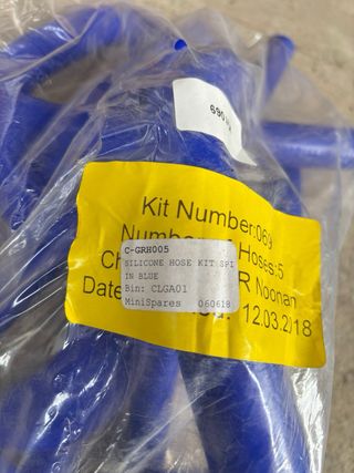 Kit Mangueras Silicona Mini Clásico Azul