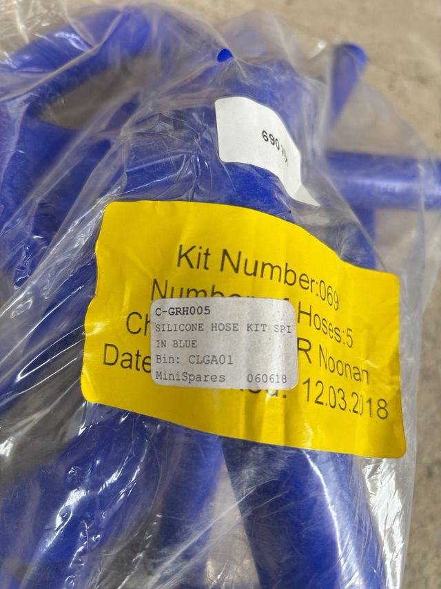 Kit Mangueras Silicona Mini Clásico Azul