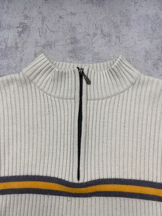 Maglione FILA vintage panna righe XXL