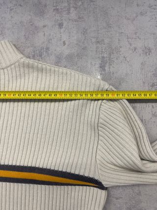 Maglione FILA vintage panna righe XXL