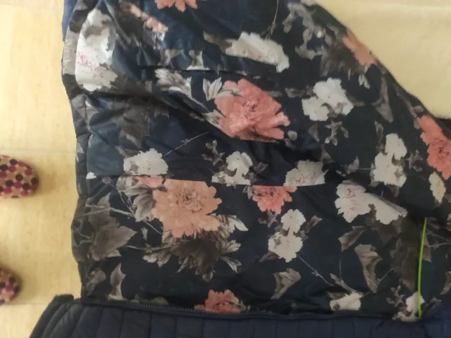 Anorak azul acolchado