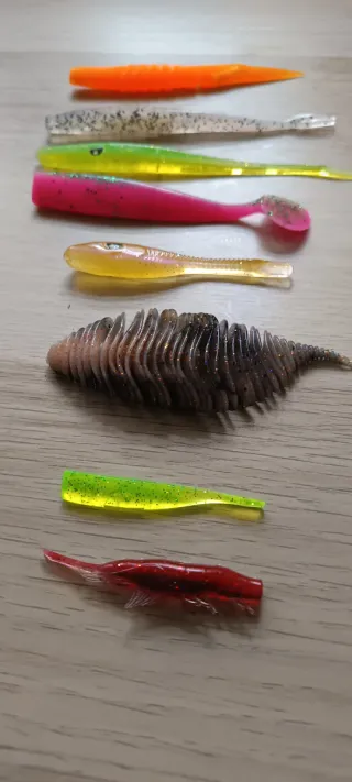 Lote señuelos pesca variados