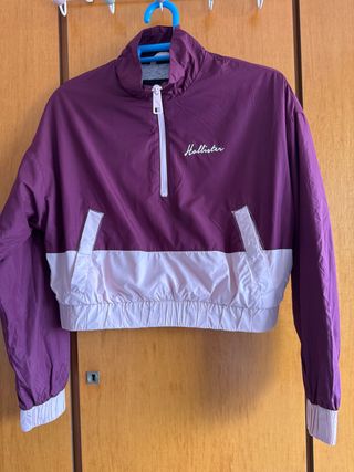 Sudadera Hollister mujer buganvilla con cremallera