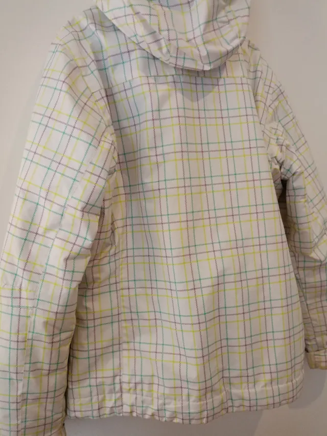 Chaqueta de esquí Brugi a cuadros mujer