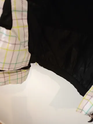 Chaqueta de esquí Brugi a cuadros mujer