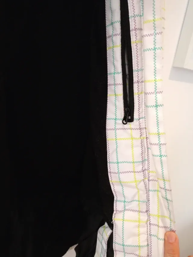 Chaqueta de esquí Brugi a cuadros mujer