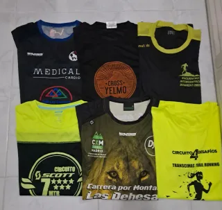 Lote 24 Camisetas Técnicas Carreras Talla S