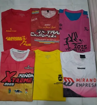 Lote 24 Camisetas Técnicas Carreras Talla S