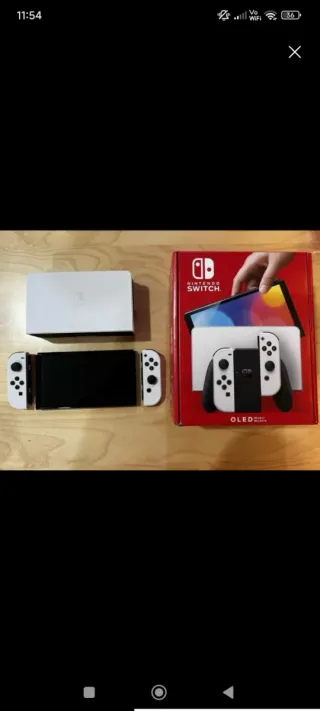 Nintendo Switch OLED Blanca y Negra